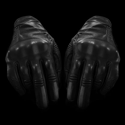 Motorcycle leather gloves