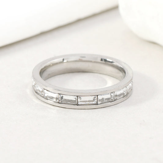 Fashion Starry Design Rectangular Ring