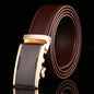 Men's Automatic Buckle Cowhide Belt