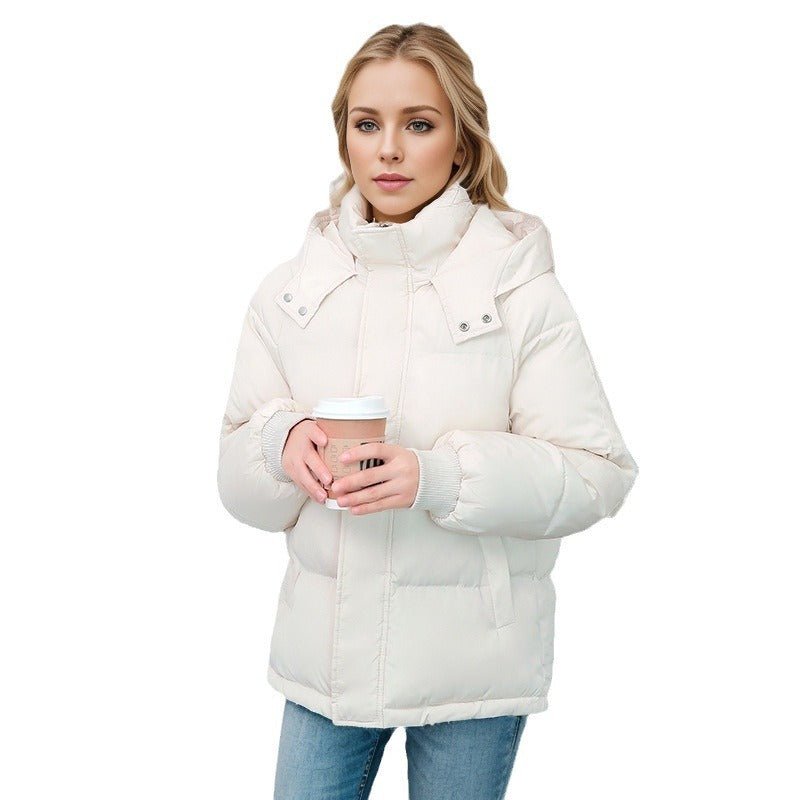 High-end Cotton-padded Coat Loose Thickening Keep Warm Coat