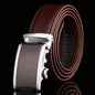 Men's Automatic Buckle Cowhide Belt